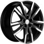 Легковой диск Khomen Wheels KHW1905 7,5x19 5x108 ET46 63,4 Black-FP